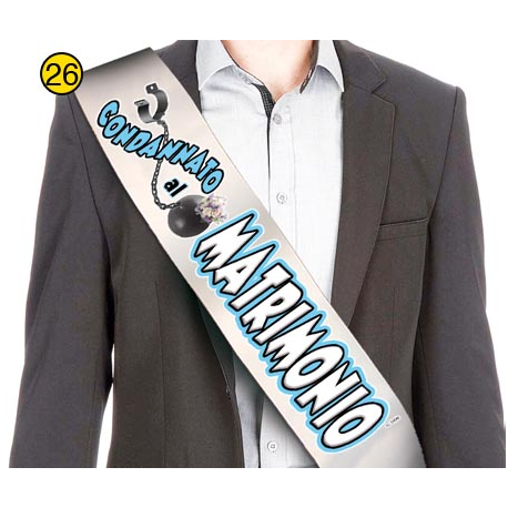 FASCIA \\"CONDANNATO AL MATRIMONIO\\"