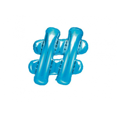 PALLONCINO PICCOLO MYLAR LETTERA \\"-\\" BLU - 35cm
