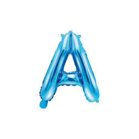 PALLONCINO PICCOLO MYLAR LETTERA \\"A\\" BLU - 35cm