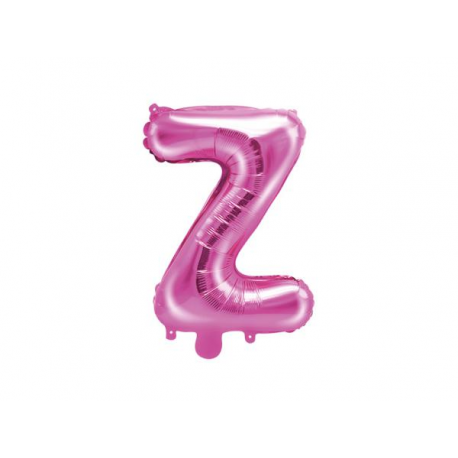 PALLONCINO PICCOLO MYLAR LETTERA \\"Z\\" FUCSIA - 35cm
