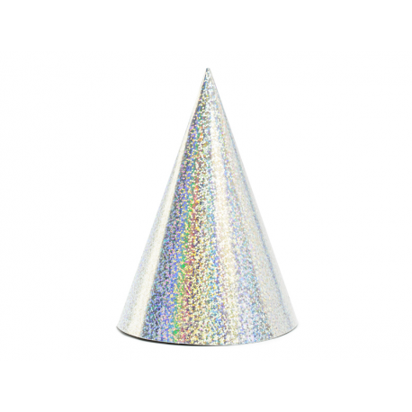 CAPPELLINI ARGENTO HOLOGRAPHIC - 6 Pezzi