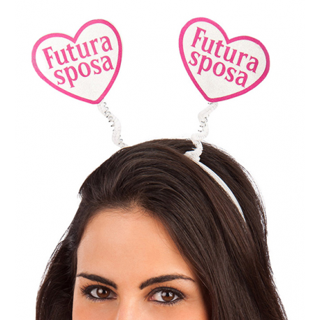 CERCHIETTO CUORI FUTURA SPOSA