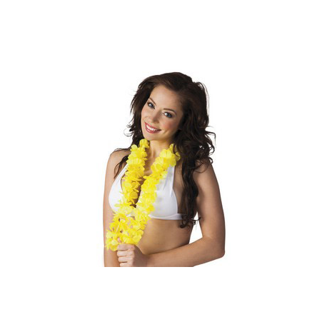 COLLANA HAWAIANA LUXE GIALLA