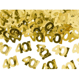 CONFETTI PER DECORAZIONI - NUMERO 40 - 15gr