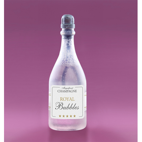 BOLLE DI SAPONE MATRIMONIO - BOTTIGLIA CHAMPAGNE