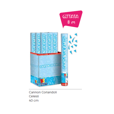 SPARACORIANDOLI CELESTI - Tubo 40cm (Gittata 8 mt)