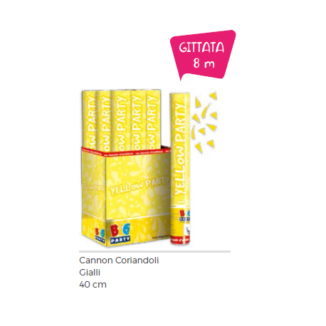 SPARACORIANDOLI GIALLI - Tubo 40cm (Gittata 8 mt)