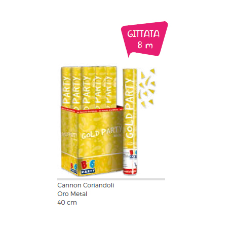SPARACORIANDOLI ORO - Tubo 40cm (Gittata 8 mt)