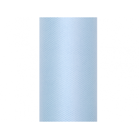 TULLE CELESTE 15cm x 9mt.